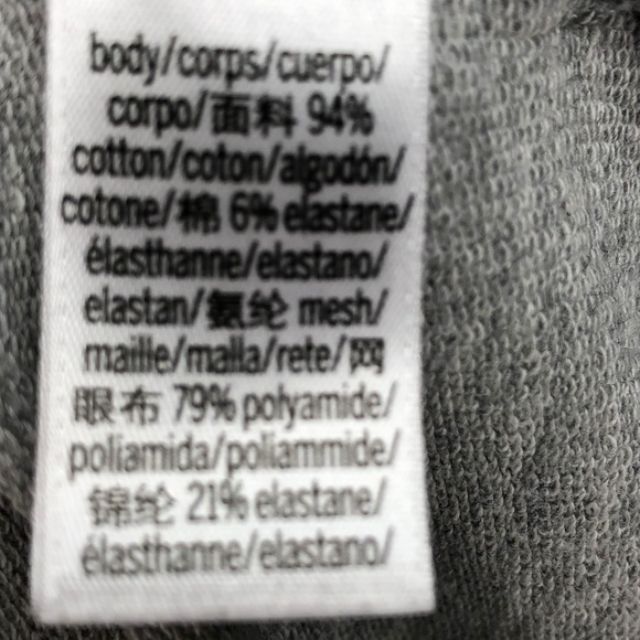 NEW VICTORIA SPORT M Short Sleeve Mesh Hoodie Gray - Picture 7 of 8